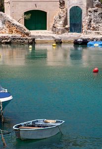 Mallorca - Fischerboot in Cala Figuera