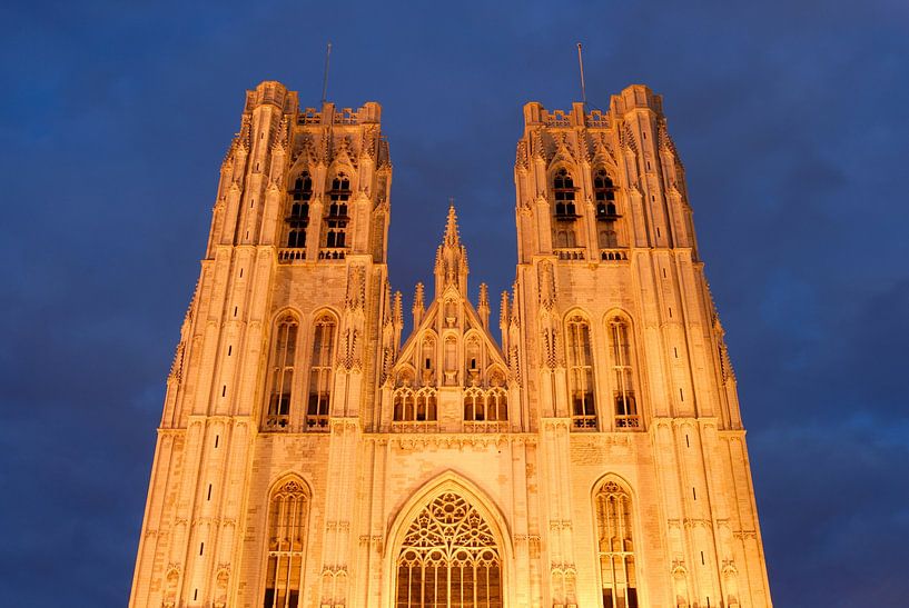 Brussels cathedral by Richard Wareham
