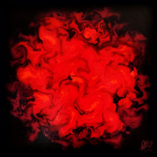  Red in Black von Christoph Van Daele