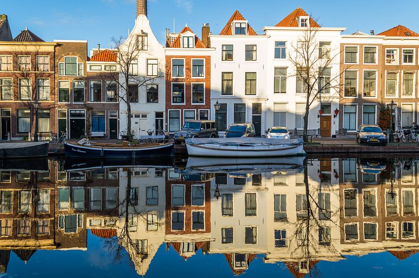 Maisons de canal à Leiden par Reezyard