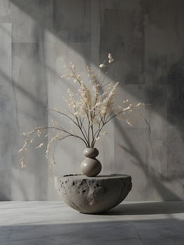 Vase voller Blumen