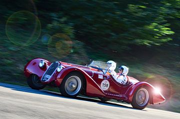 Alfa Romeo 6C 2500 op de berg - Eggberg Klassik 2019 -... van Ingo Laue