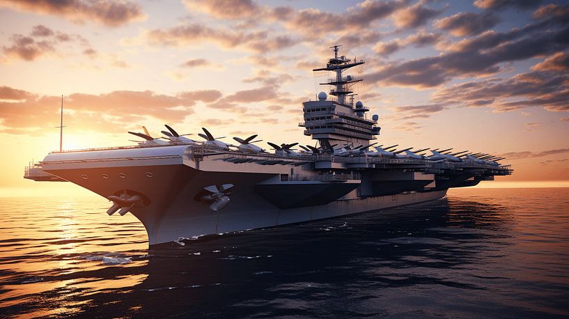 Aircraft carrier 2 by Harry Herman