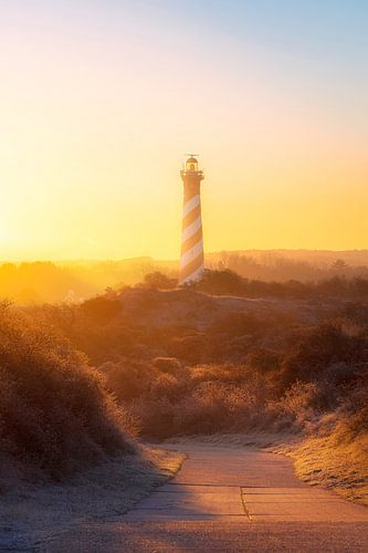 Beacon (vuurtoren Burgh-Haamstede) van Thom Brouwer