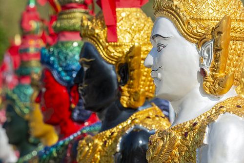 Rijen van rust in het Khao-Kho-gebergte