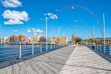 Emma(Pontjes)brug Willemstad Curacao van Michel Groen