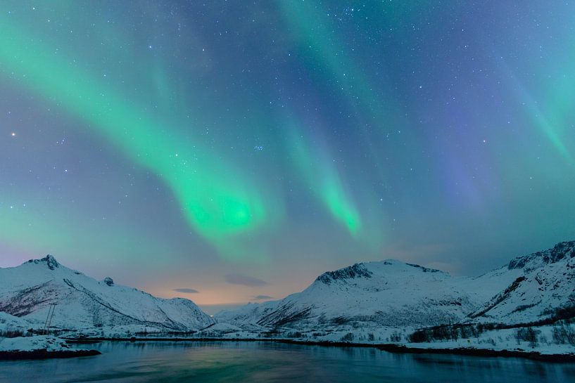 Noorderlicht, Poollicht ofwel Aurora Borealis van Sjoerd van der Wal Fotografie