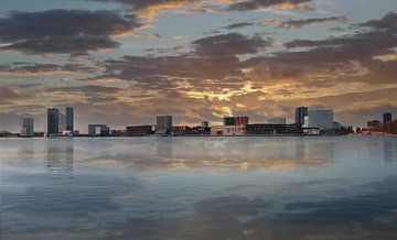 Almere Skyline van Brian Morgan