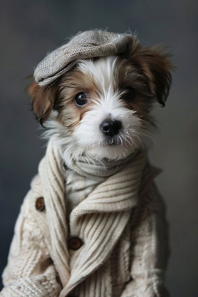 dog with hat by Imperial Art House