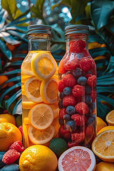 Fruit infusion with Lemon and Berries by Art & Soul Creations