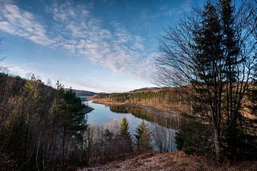 Große Dhünntalsperre, Bergisches Land, Duitsland van Alexander Ludwig