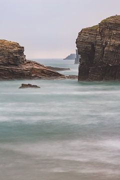 Playa de catedrales Galicia Spain by Peter Haastrecht, van