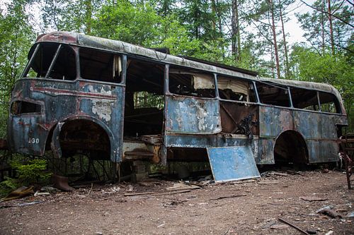 Bus rouillé en Suède