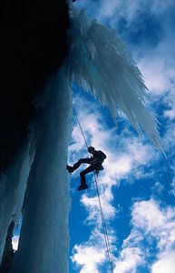 Escalade sur glace sur Menno Boermans