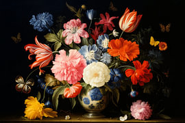 Brimming with flowers inspired by the old masters by Studio Allee