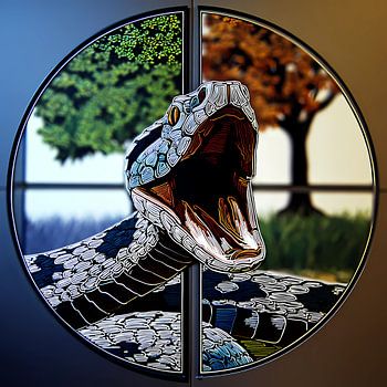 Het splijten van de slang