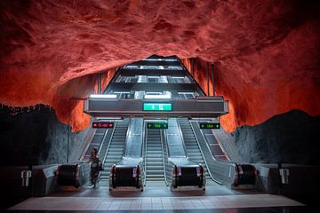 Métro - le métro arty de Stockholm sur Michiel kijkt!