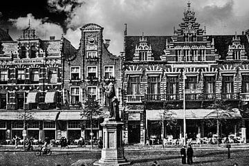 Grote Markt Haarlem in vroegere tijden.