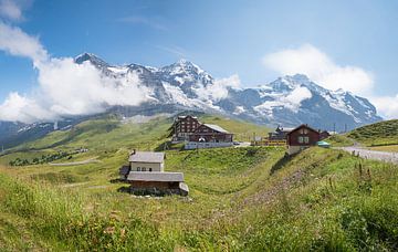 Wengernalp Kleine Scheidegg mountain station, Bernese Oberland by SusaZoom