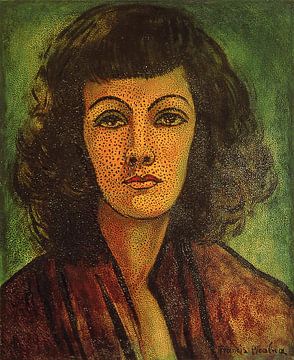 Francis Picabia - Portret van een vrouw (1937) van Peter Balan