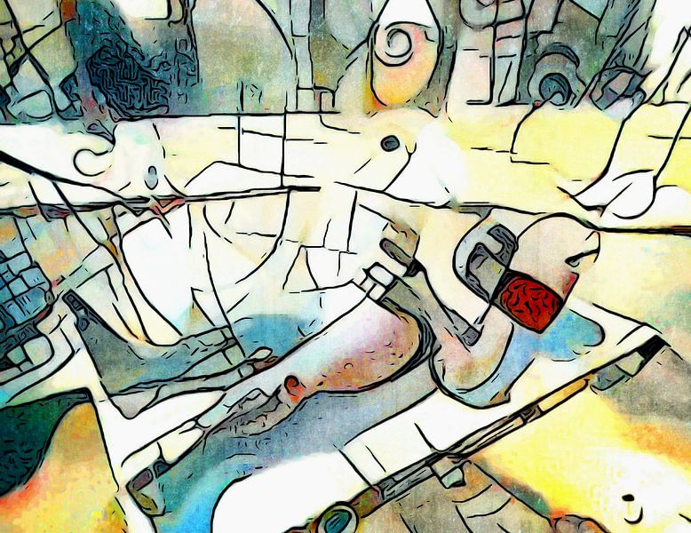 Kandinsky ontmoet Münster, Motief 1 van zam art