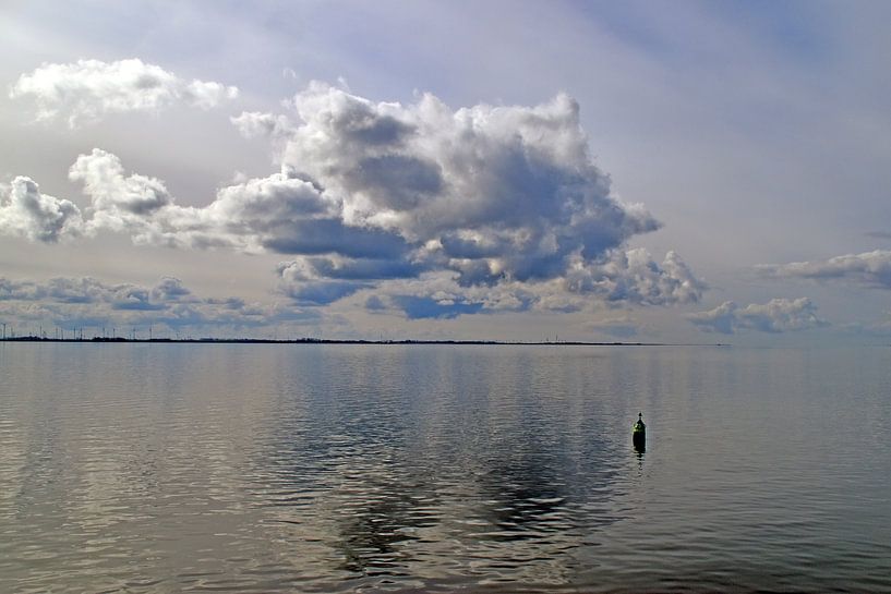 Between Bensersiel and Langeoog on the ferry by Karl-Heinz Petersitzke