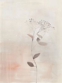 Blumen in Pastellfarben von Japandi Art Studio