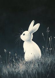 A rabbit that seeks peace and quiet by Niklas Maximilian