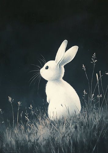 A rabbit that seeks peace and quiet