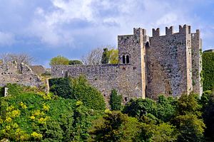 Château médiéval en ruine à Erice, sur l'île de Sicile