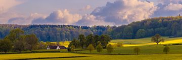 Panorama van het Limburgse heuvelland van Henk Meijer Photography