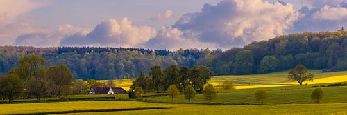 Panorama van het Limburgse heuvelland