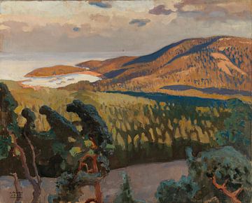 Landschap uit Suursaari, 1925, Oskari Paatela