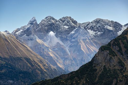 Allgäu hoofdkam in de herfst