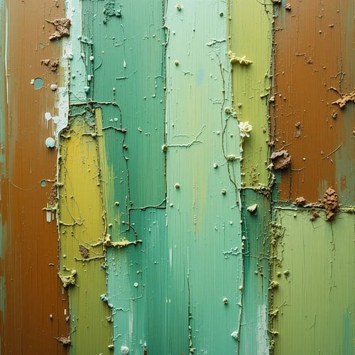 Bronze and Green Painting