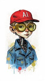 KI-Straßenkind von morgen von Digital Picture Art