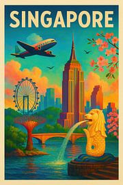Singapour sur Poster Art Shop