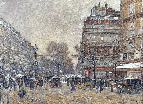 Frederic Houbron - Le carrefour Richelieu-Drouot (1902)