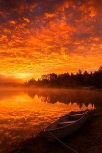 USA, lever du soleil sur Frank Peters