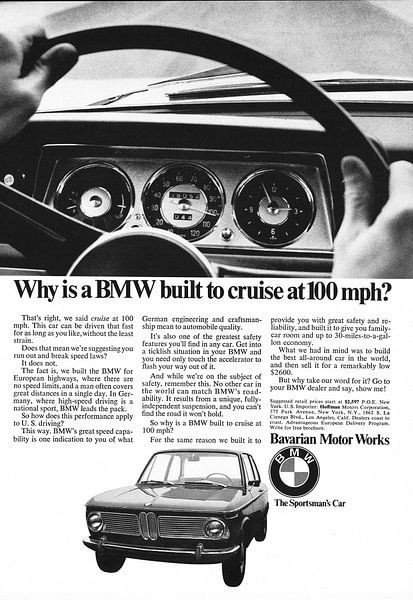 Ads 1968 BMW 2002 by Jaap Ros