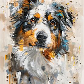 The loyal gaze of an Aussie by Lauren Wilde