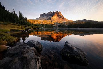 Spiegelung im Bergsee