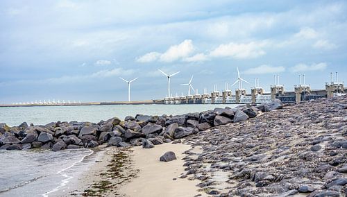 Deltawerken in Zeeland: de Oosterscheldekering.