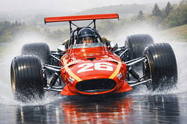 Jacky Ickx – Winner of the 1968 French Grand Prix