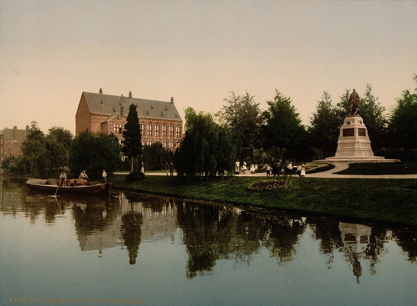 Van der Werfpark, Leiden von Vintage Afbeeldingen