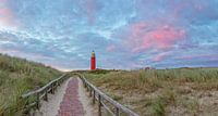 Leuchtturm von Texel bei Sonnenuntergang. von Justin Sinner Pictures ( Fotograaf op Texel) Miniaturansicht