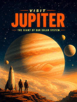 Visit Jupiter Travel Poster