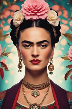 Frida - Floral Beauty by Digital Corner