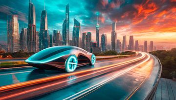 Elektrische auto in de toekomst van Mustafa Kurnaz