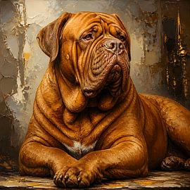 Bordeauxdogge von Johannas Art Creations